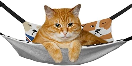 Krevet za mačke crtani psi za kućne ljubimce viseća mreža za disanje prozračni viseći krevet za mačića štene Zečjeg tvora