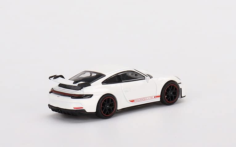 Prava skala minijature model automobila kompatibilan sa Porsche 911 Bijelo ograničeno izdanje 1/64 Diecast Model automobila MGT00478