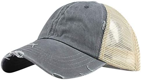 Unisex Trucker Neuredan vizir Vintage Running CAP Ponytail Buns Plain Hat Baseball Caps Travel Baseball Caps Hat
