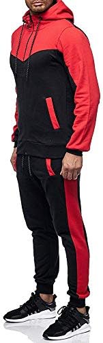 La tukla muške dvodijelne odijelo za šlag za spajanje sa nagibom set sportovi patentni zvezni duks retro znojenja muškarci