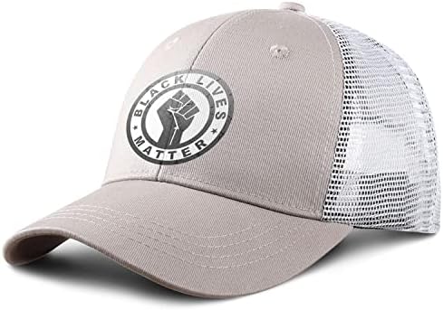 Crni životi materijskih kapa za muškarce za muškarce - vintage mrežica kuglična kapa podesiva snapback kape