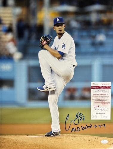 Carlos Frias Los Angeles Dodgers potpisan 16x20 fotografija JSA W989917 - AUTOGREM MLB Photos