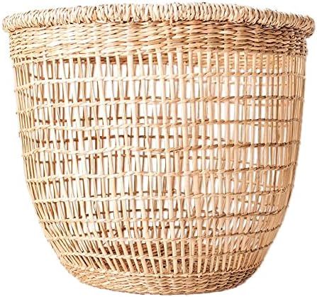 Klasična košarica za prirodnu morsku travu - Ručno tkanje košare za organiziranje - Kućni dekor Woven Korpa za biljke i dnevni boravak