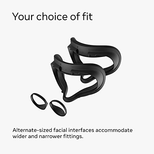 Quest 2 Fit Pack s dvije alternativne širine lica lica i blokatorima svjetlosti - VR