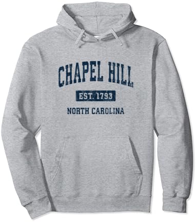 Chapel Hill Sjeverna Karolina NC Vintage atletski sportski dizajn pulover Hoodie