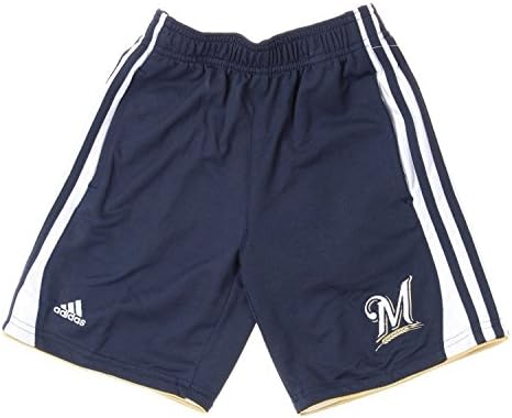 Adidas MLB Milwaukee Brewers Little Boys Kids Batters Chorts, mornarice