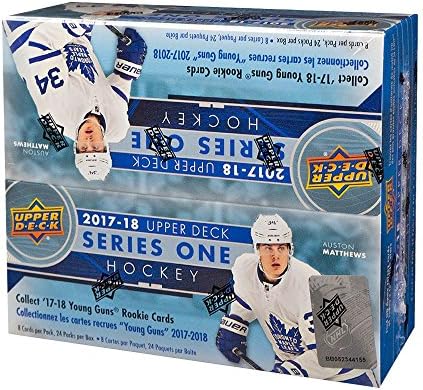 2017-18 Gornja paluba serije 1 Hokej 24CT Maloprodaja 20-kutija