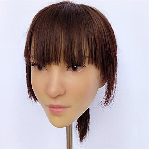 azijska lijepa mlada ženska silikonska maska, prirodna, 25cm * 20cm * 8cm