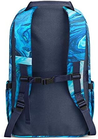 Jednostavan modernog ruksaka sa rukom za prijenosno pretinac za žene, muškarce, fakultet, školsku, radnu torbu, 25 litara Legacy -ocean