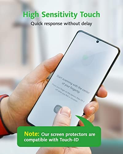 Zaštita ekrana od kaljenog stakla Bioton kompatibilna sa Samsung Galaxy S22 Plus/Galaxy S22+ [Ez komplet] [automatsko poravnanje]