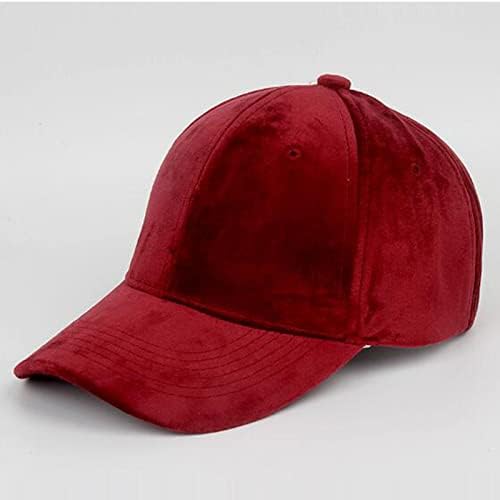 Bejzbol kapa za žene Muškarci Srušeni baršun kamiondžija Hat Ljetni obični nestrukturirani šešir za kaput sportski kapa hip hop šeširi