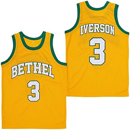 Cisumaoyi muške 3 Iverson Bethel High School košarkaški dres šiblje