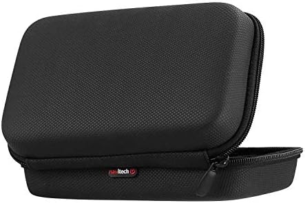 Navitech siva gumena tvrda torbica kompatibilna sa Tomtom Car Sat Nav GO Essential,