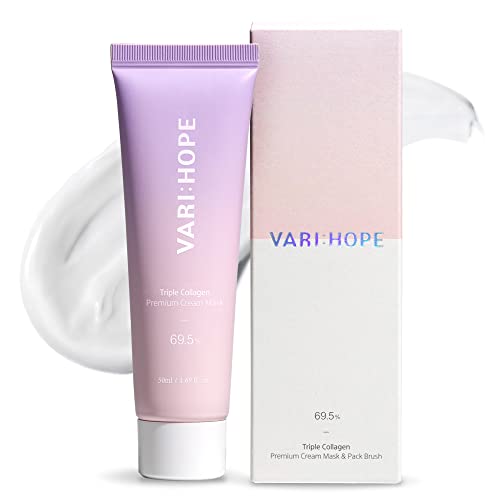 VARIHOPE Triple Collagen Premium kremasta maska / kolagen hidratantna krema za lice Maska za njegu kože staklo maska za zatezanje