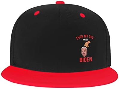 GHBC čak i moj pas mrzi biden odraslih hip hop bejzbol kapu za žene snapback šešir podesivi muški šešir