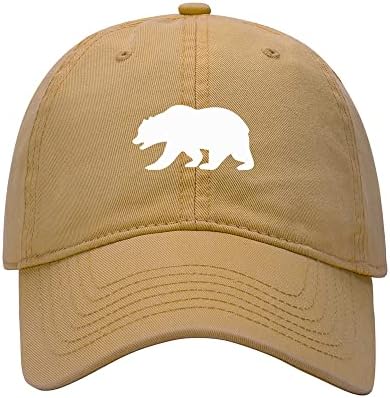 L8502-LXYB muške kape za bejzbol medvjed kalifornijem ispisanim pamučnim tatom šešir bejzbol kapice
