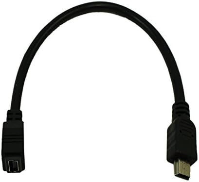 Mycablemart 6inch USB 2.0 certificirani 480Mbps mini-b / 5-pinski muški / ženski produžni kabel