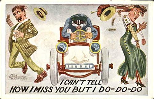 Ne mogu reći kako mi nedostaješ ali ja-Do-Do Strip smiješna originalna antička razglednica