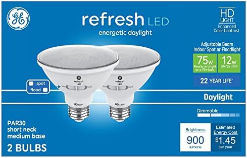Ge Refresh HD 75-Watt EQ LED Par30 kratka vrata Daylight Podesiva tačka snopa ili reflektorska sijalica