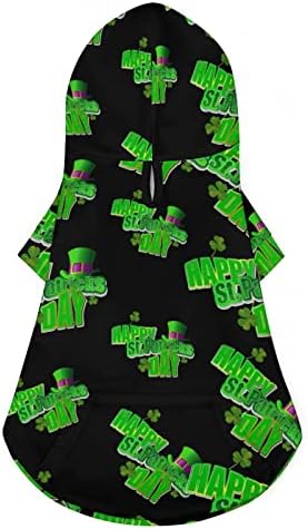 Funnystar Irska djetelina Happy St. Patrick's Day Shamrock Hoodie Tkanina s kapuljačom mačja sheetshirt outfit sa šeširom mekog pulover