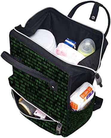 Guerotkr putni ruksak, torba za pelene, ruksak pelena, zeleni računalni program