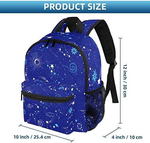 VBFOFBV ruksak za ženske pantalonske bakfa za laptop za žene Putovanje casual torba, plavi crtani konzerviranje mjesec meteora