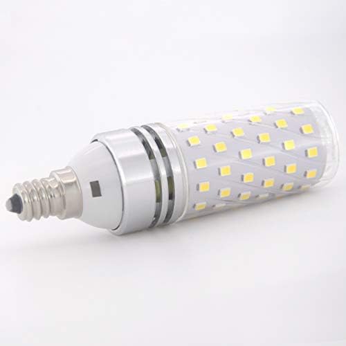 E12 LED sijalice, kandelabra LED sijalice 100 W ekvivalentno, dnevna Bela 6000k, LED plafonske ventilatorske sijalice, 1500lm, LED