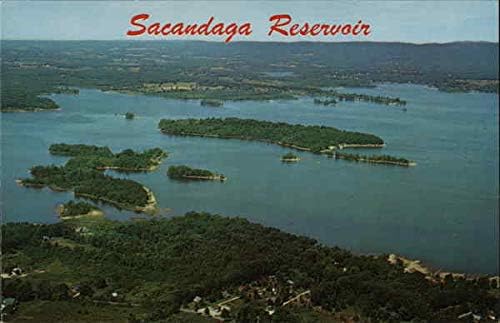 Sacandaga Reservoir Mayfield, New York NY originalna Vintage razglednica