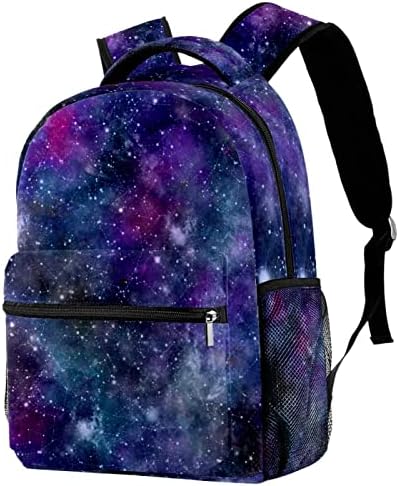 Kapohu univerzum Galaxy Space Casual School Backpack za dječake Djevojke Laptop torbe za putničke torbe za muškarce 11.5x8x16in