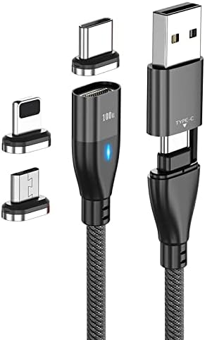 Boxwave kabel za Pax A920 - Magnetosnap PD-u AllPugar kabel, magnet PD 100W kabel za punjenje USB tip-c Micro USB za Pax A920 - Jet