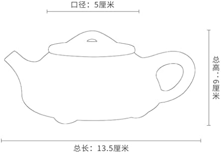 TAPOT Yixing ljubičasta glinena lonca čista ručno rađena čajnik Kung Fu Tea set za kućni čajevi klasični kamen scoop lon