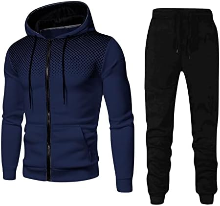 XXBR zimska zimska muška kapuljača polka tacka i dukseva za sportsku odjeću i fitness odijelo Muške jakne One gumb