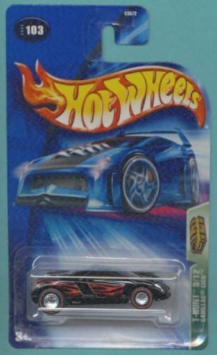 Hot Wheels 2004 potraga za blagom crna & amp; crveni Cadillac Cien 3/12 103 ograničeno izdanje 1:64 skala kolekcionarski Die Cast