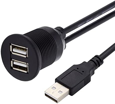 CABLECC vodootporan za prašinu 480Mbps USB2.0 tipa-a mužjak do dvostruko ženskog čvorišta ekstenzije električni kabl za kablove za