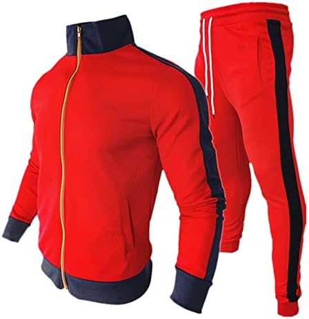 Muški odijelo MENS casual Sports patentni zatvarač Cardigan Boja podudaranje trend stalka za jaknu tkanine