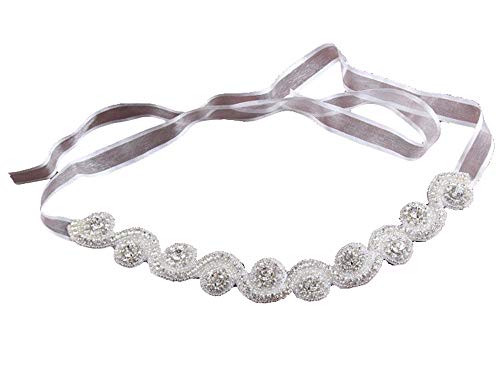 Elegent Handmade Bridal Headbands kristalni vještački dijamant vjenčani pojas perle trake svadbeni vjenčanje Headwrap nevjesta dodatak