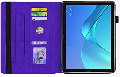 Tablet PC slučajevi kompatibilni sa Huawei MediaPad M5 10,8 inča tanki lagani reljefni reljefni PU kožni tablet tablet PC Case CASE kartica Zaštitna futrola