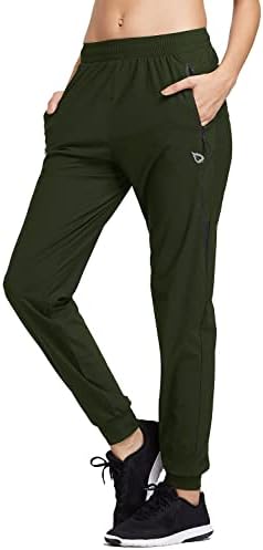 Baleaf ženske joggers hlače atletičke trčanje jogging hlače planinarenje brzih džepova sa zatvaračem