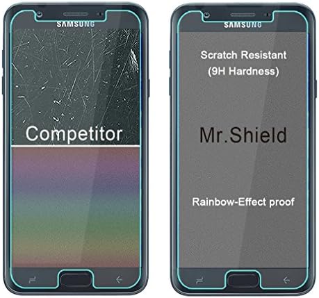 Mr. štit [3-PACK] dizajniran za Samsung [nadogradite maksimalnu verziju ekrana] [kaljeno staklo] zaštitnik ekrana [Japansko staklo sa tvrdoćom 9H] sa doživotnom zamjenom