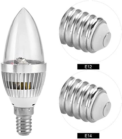 EBTOOLS E14 3w RGB LED pametne sijalice, LED sijalica koja mijenja boju E14 LED svijeća komplet za daljinsko upravljanje višebojnom lampom