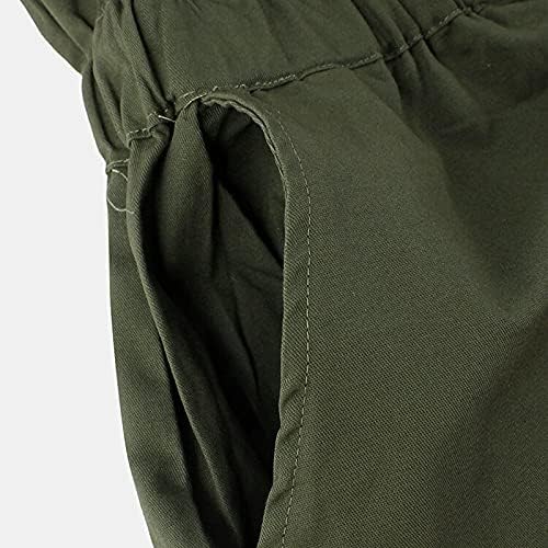 IOPQO Sequin Jumper Solid kratki struk kombinirajuće hlače posteljina na maticu za muškarce modne rukave kratke muške hlače za muškarce