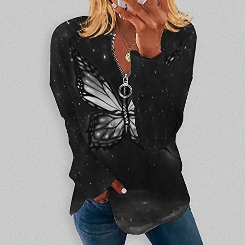 NOKMOPO žene flanelske majice moda casual koso kockice sa dugim rukavima majica