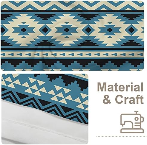 Baonews etnička fantazija Geometrijska tapiserija, azureetni dizajn Veliki zid viseći poliester stolnjake tapiserija Soba za spavaću