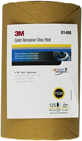 3M Stikit Gold Disc Roll, 01488, 8 in, P220, 125 diskova po rolu