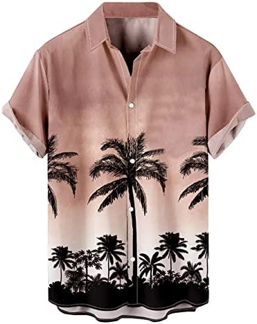 Najbolje majice za muškarce Aloha Majica Muška modna modna proljetna ljetna košulja Ležerne prilike plaže Štampani kratki rukav